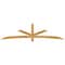 Ekena Millwork Alberta Rough Sawn Timber Gable Bracket, Western Red Cedar, 108"W x 27"H x 2"D x 4"F, 6/12 Pitch GBW108X27X0204ALB00RWR - alternate 1